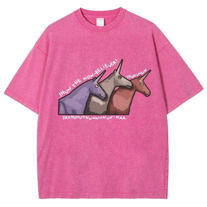 Shun the Non-Believer   Vintage Distressed T-shirt