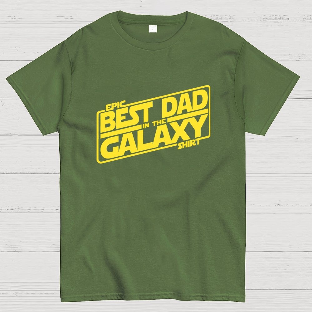Best Dad In The Galaxy Geek T-Shirt