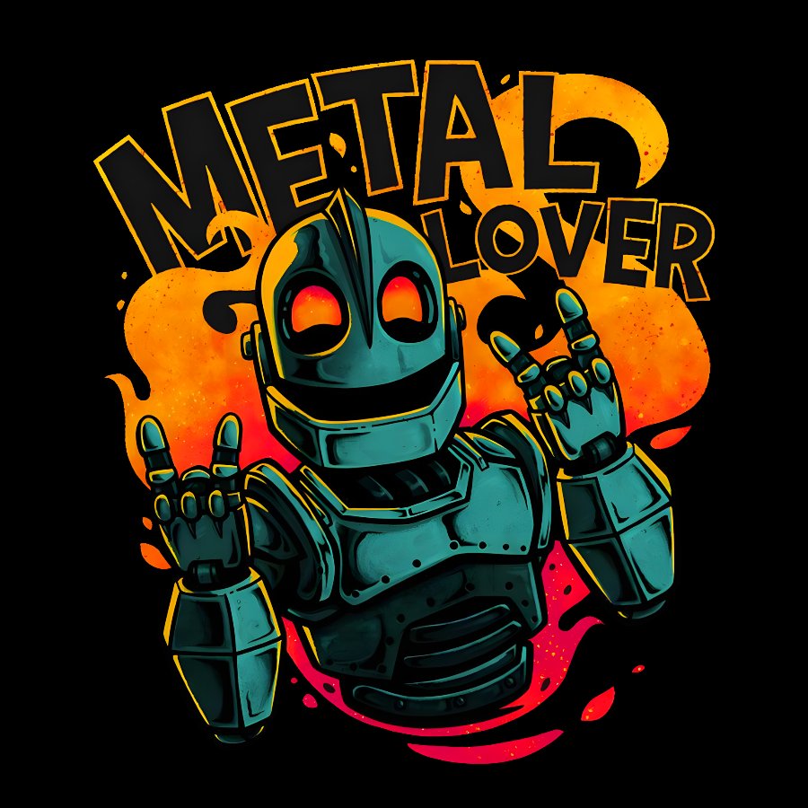 Giant Metal Lover Geek T-Shirt