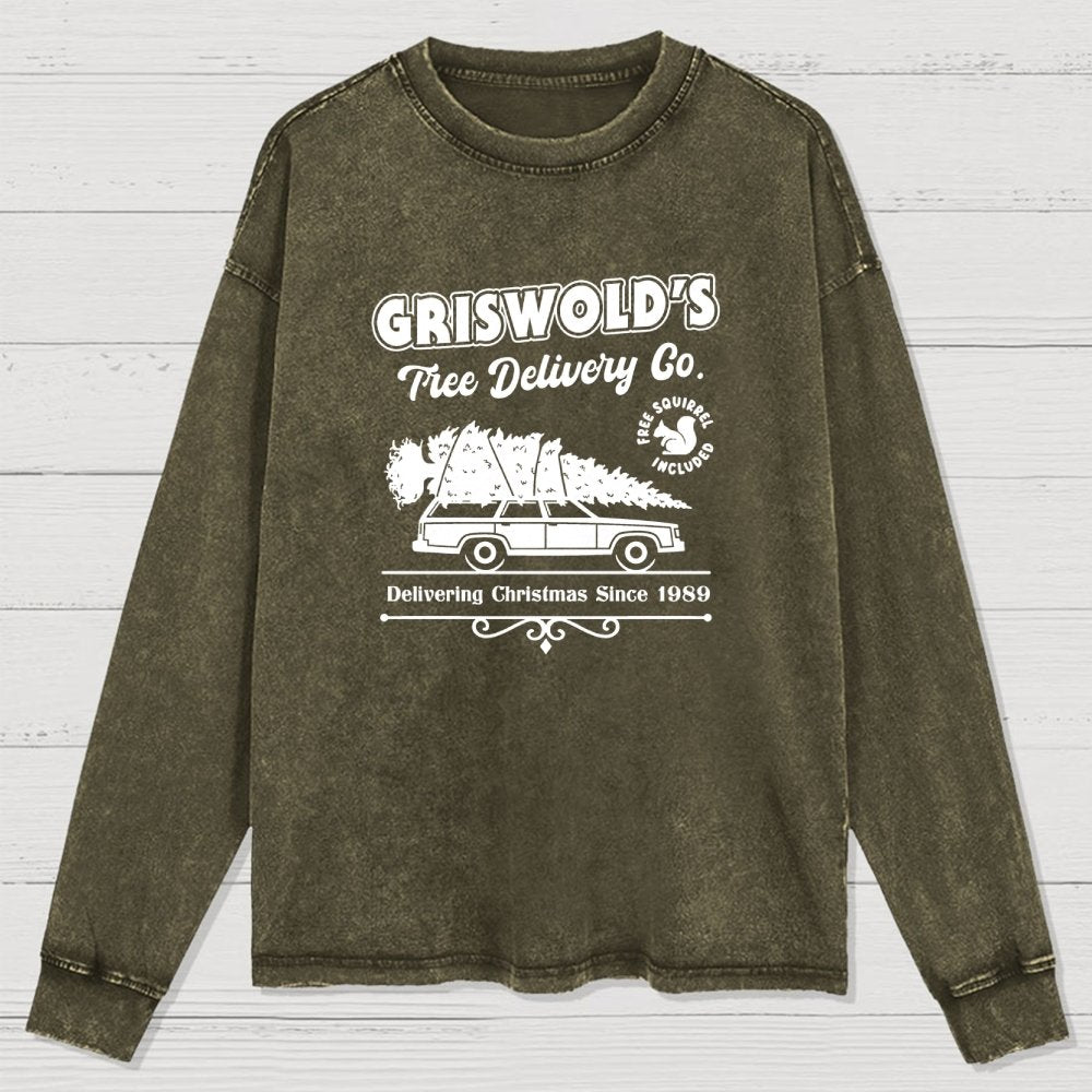 Family's Tree Delivery Washed Long Sleeve Tee