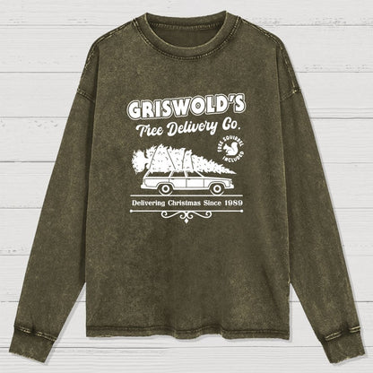 Family's Tree Delivery Washed Long Sleeve Tee