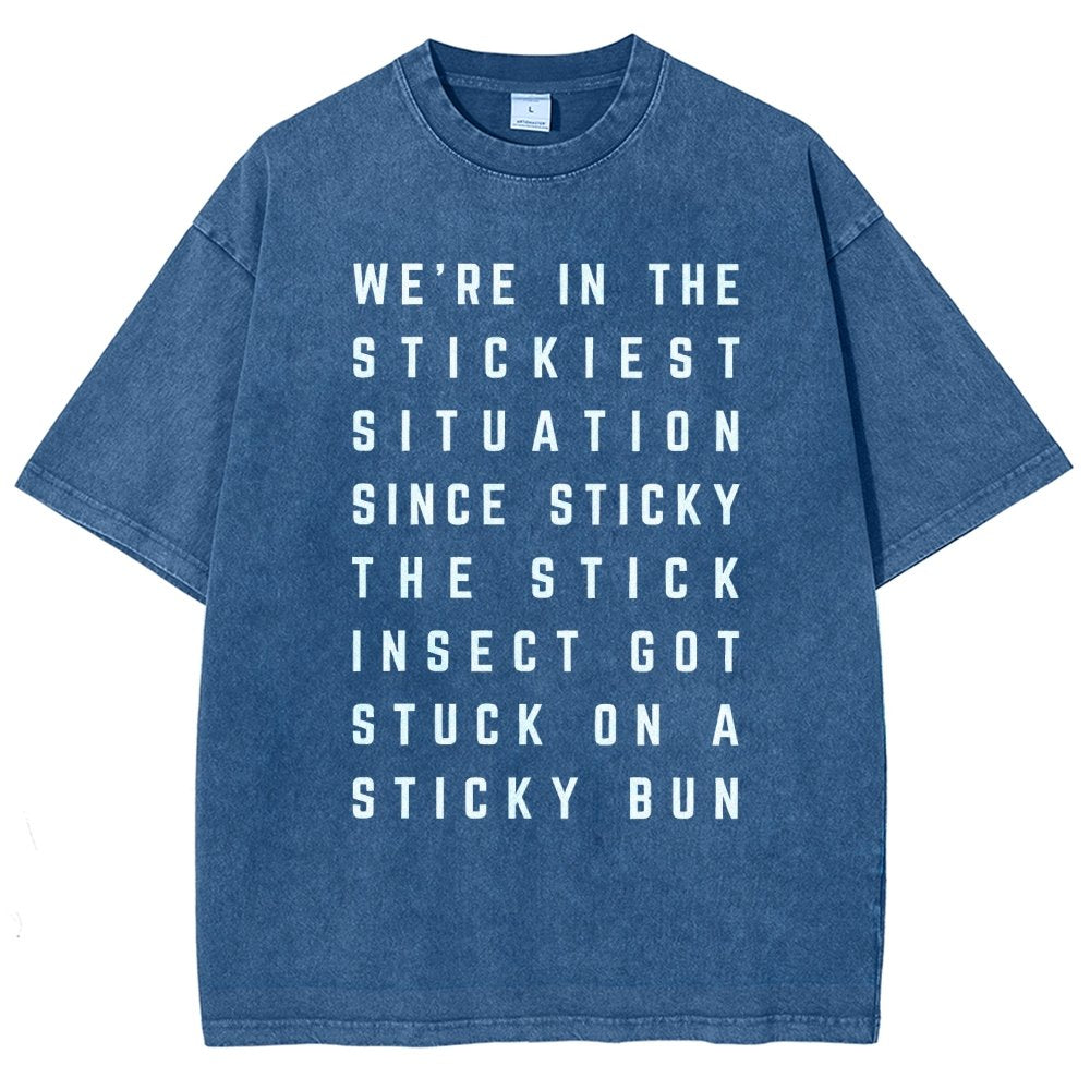 Sticky Situation Vintage Distressed T-shirt