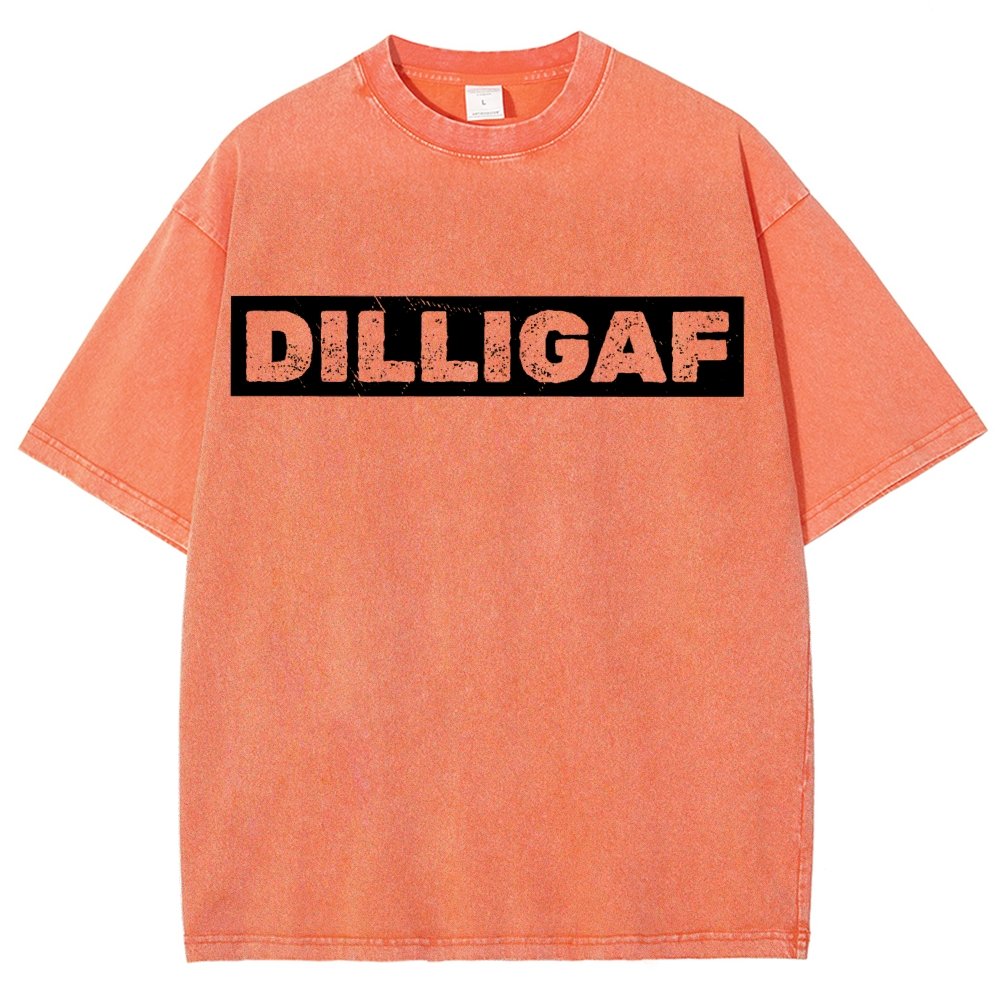 DILLIGAFF - Do I Look Like I Give A F... Vintage Distressed T-shirt