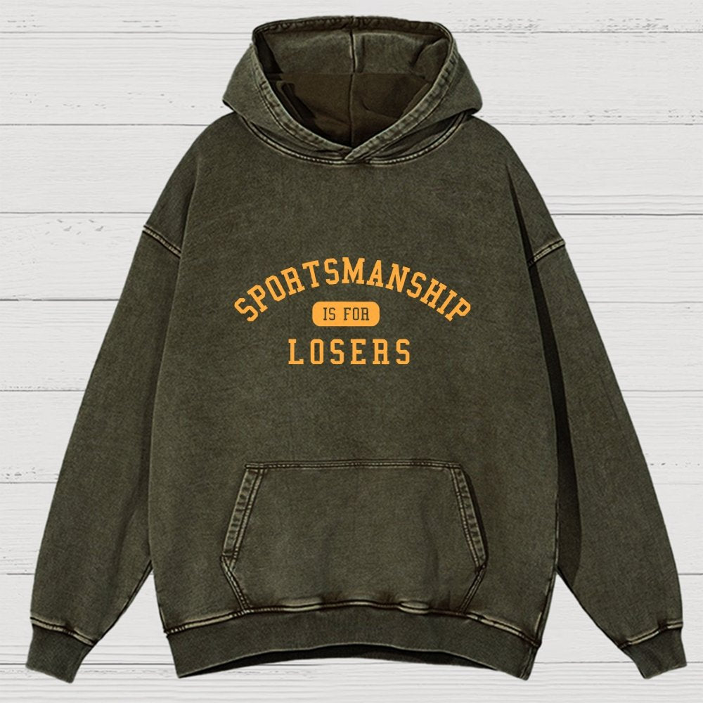 Sportsmanship Vintage Distressed Hoodie