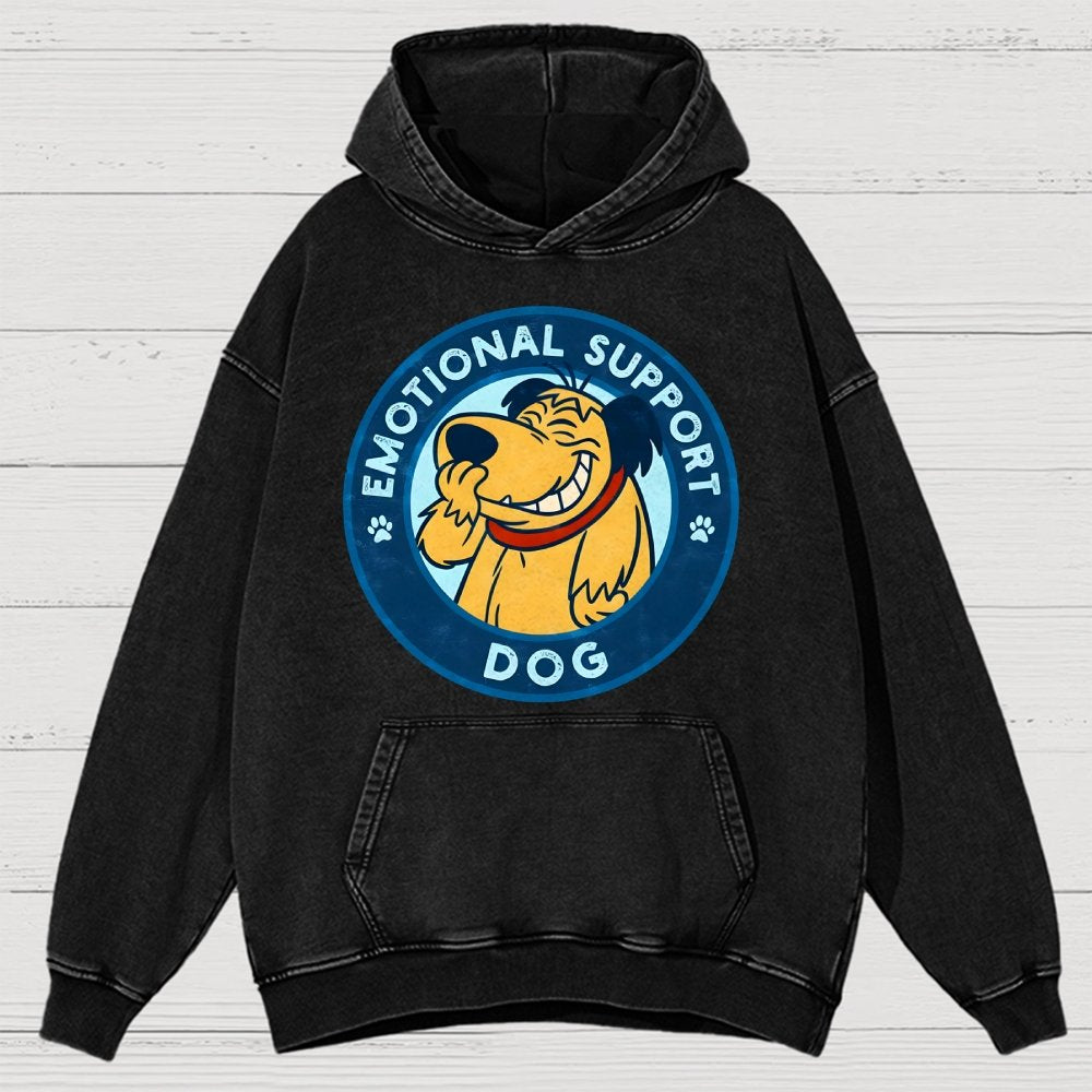 Dog Support Or Not? Vintage Distressed Hoodie