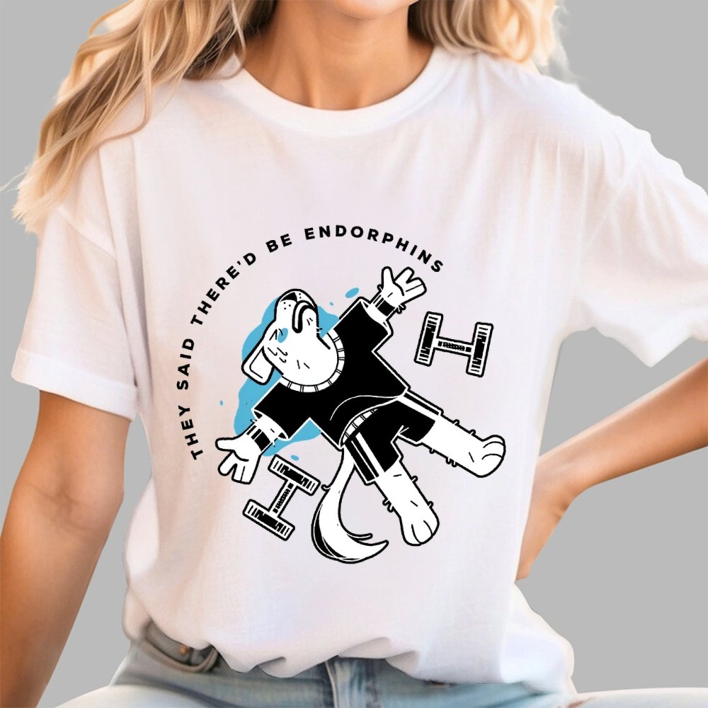 They Said There'd Be Endorphins Unisex Geek T-Shirt