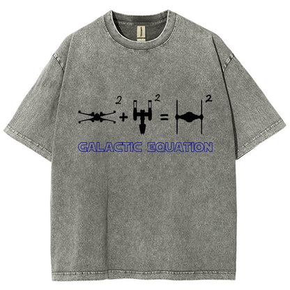 Galactic Equation Vintage Distressed T-shirt