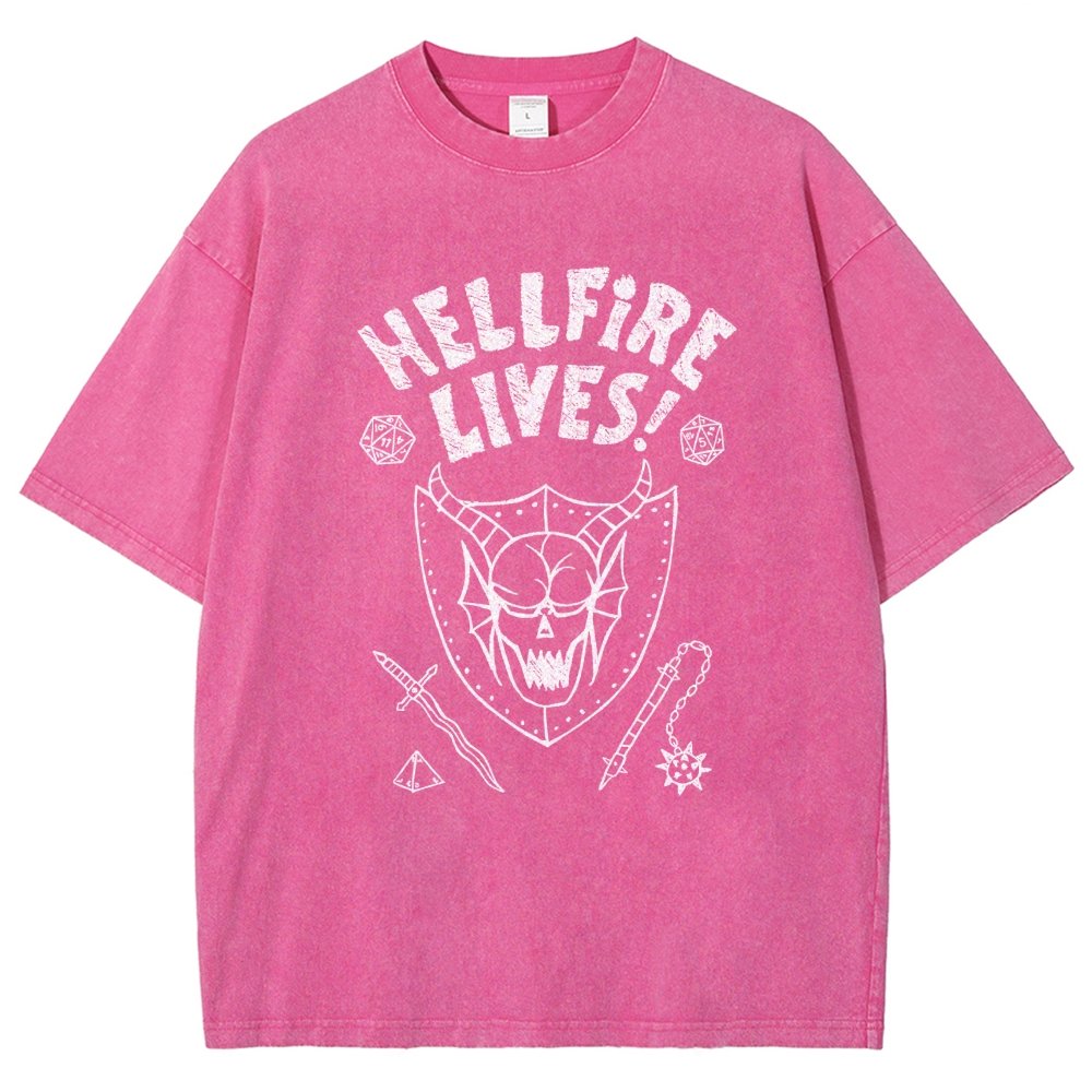 Hellfire Lives Vintage Distressed T-shirt