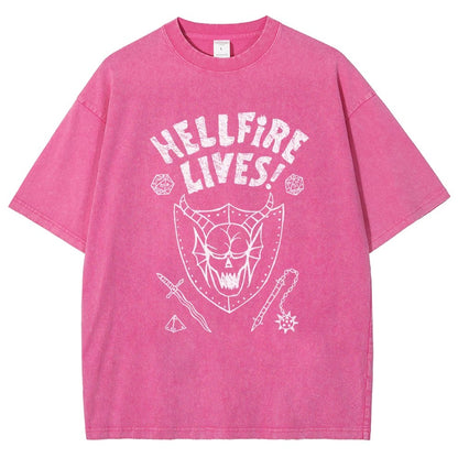 Hellfire Lives Vintage Distressed T-shirt