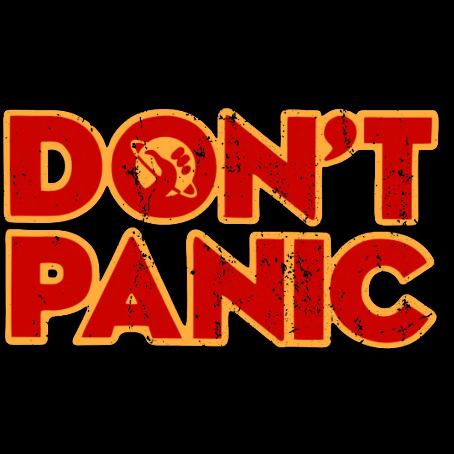 Dont Panic Geek Cotton Sweatshirt