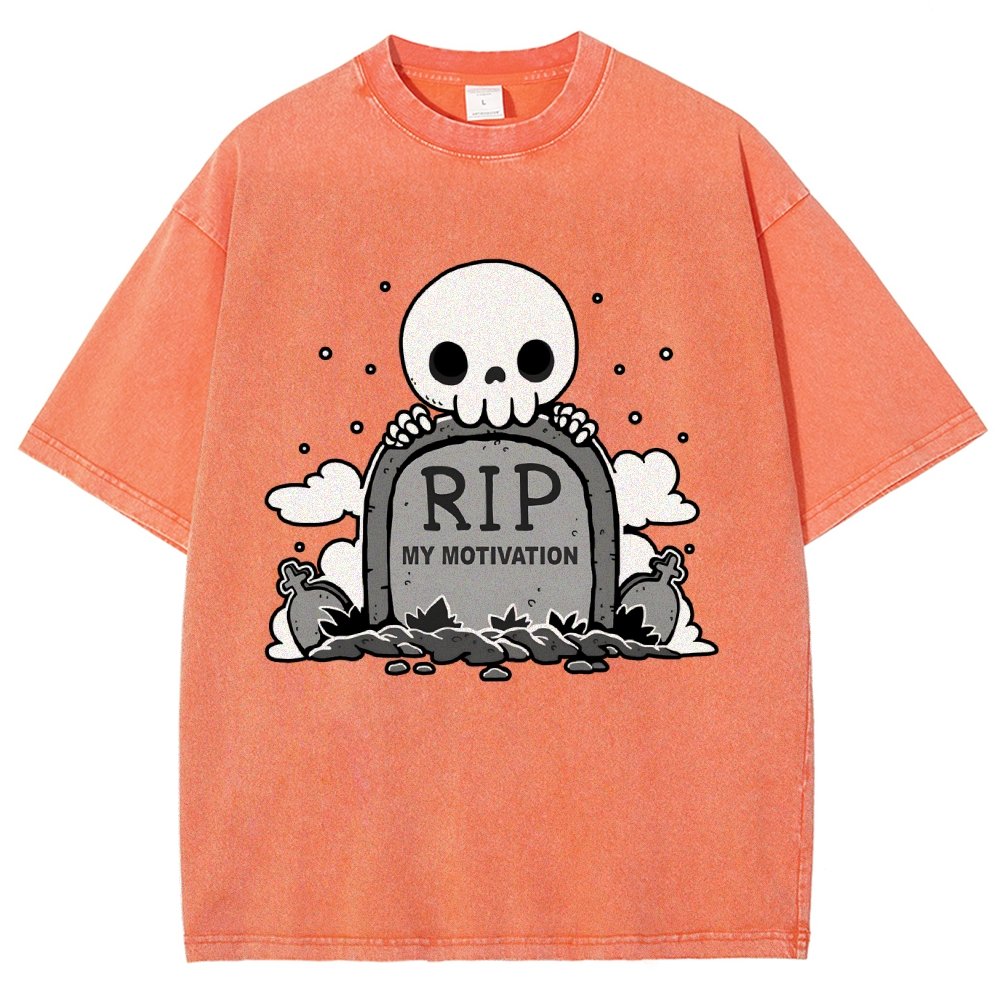 Rip My Motivation Vintage Distressed T-shirt