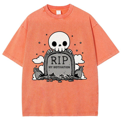 Rip My Motivation Vintage Distressed T-shirt