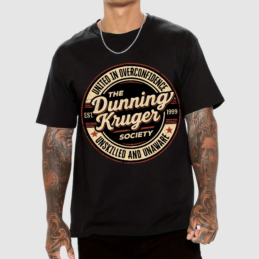 Dunning Kruger Geek T-Shirt