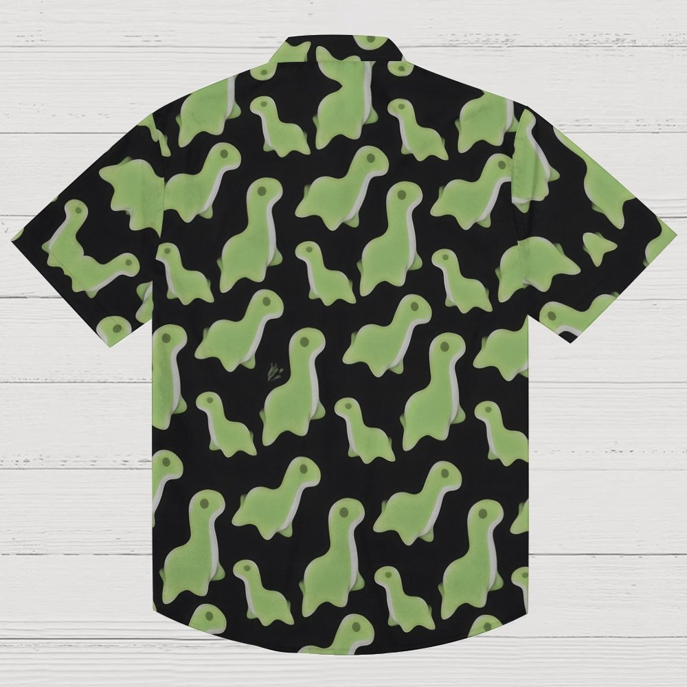 Cute Little Dinosaur Geek Hawaiian Shirt
