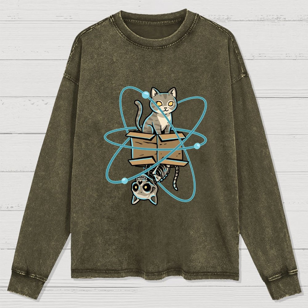 Schrodinger's Pet Washed Long Sleeve Tee
