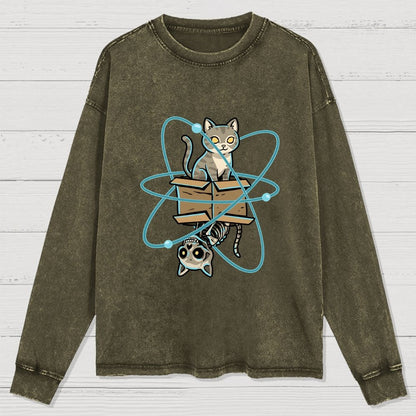 Schrodinger's Pet Washed Long Sleeve Tee