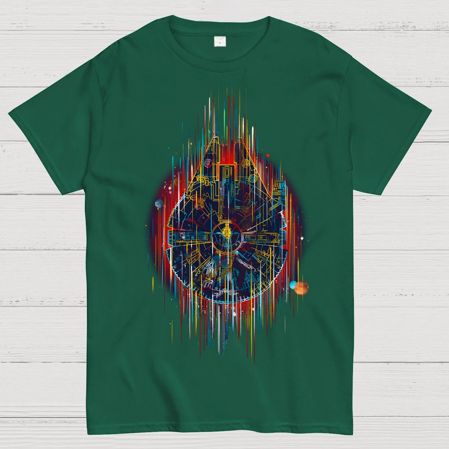 The Neon Falcon Geek T-Shirt