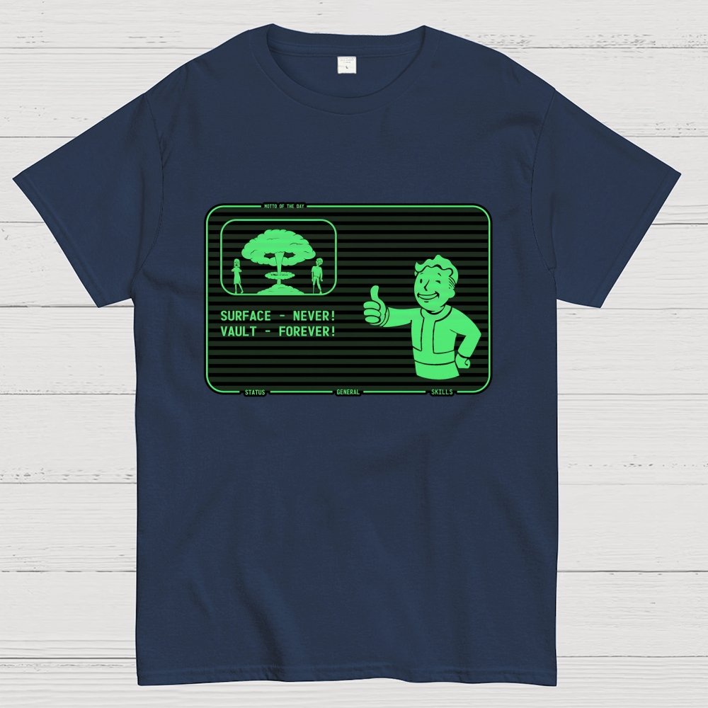 Surface Never Vault Forever Geek T-Shirt