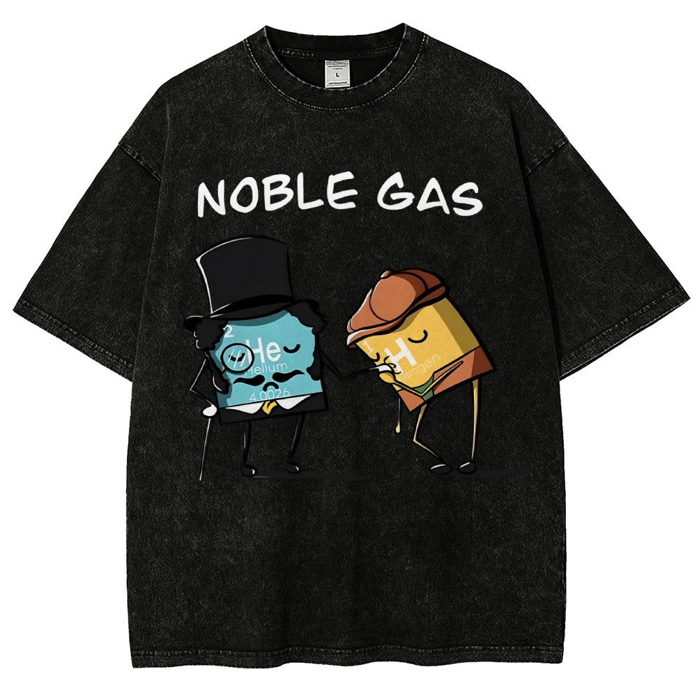 NOBLE GAS Vintage Distressed T-shirt
