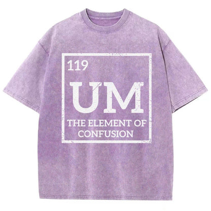 Um The Element Of Confusion Vintage Distressed T-shirt
