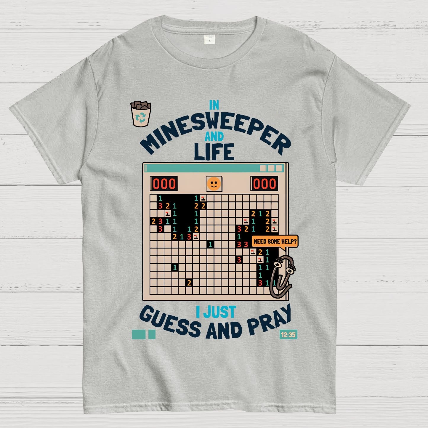 The Minesweeper Philosophy Geek T-Shirt