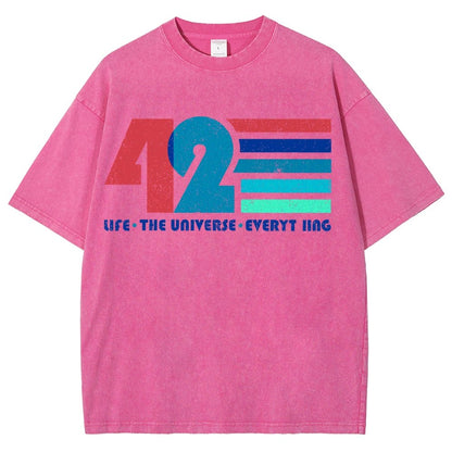 The Answer Is 42 Vintage Distressed T-shirt