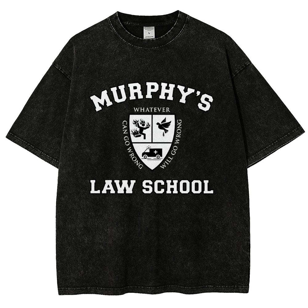 Murphy's Law School Vintage Distressed T-shirt