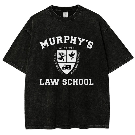 Murphy's Law School Vintage Distressed T-shirt