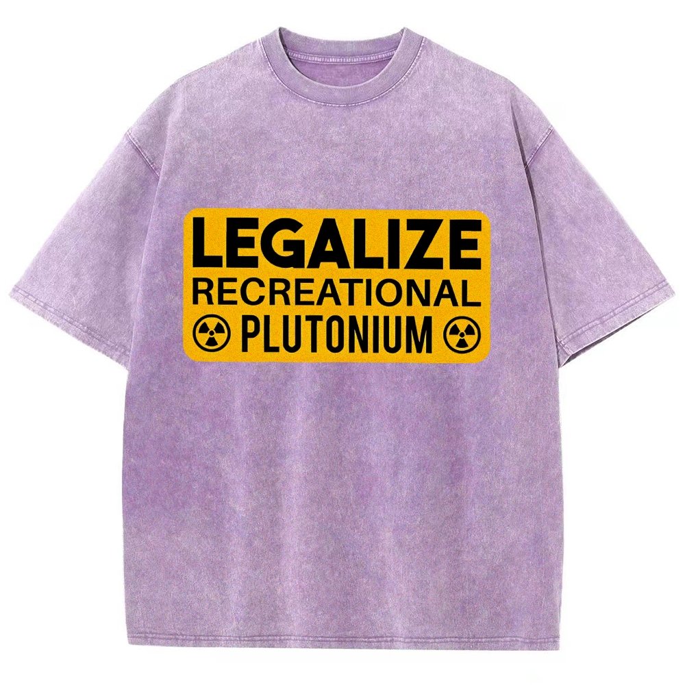 Legalize Recreational Plutonium Vintage Distressed T-shirt