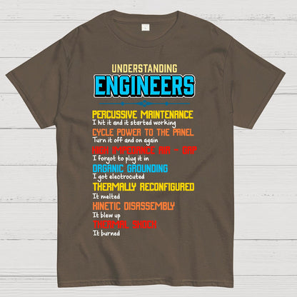 Funny Understanding Engineers Geek T-Shirt