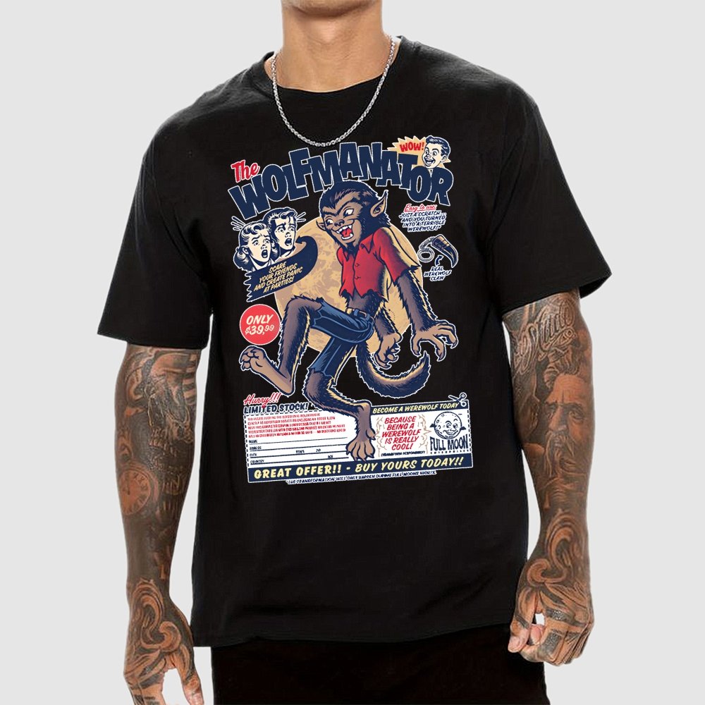 Wolfmanator Geek T-Shirt