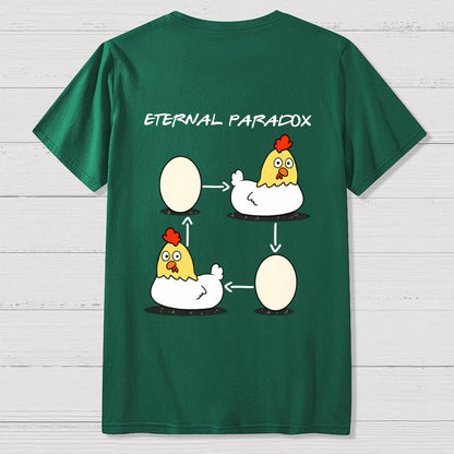 Eternal Paradox Nerdy Front And Back Printing Geek T-Shirt