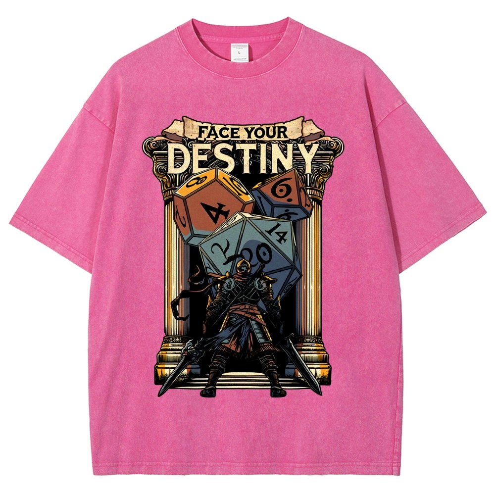 Face your destiny Vintage Distressed T-shirt