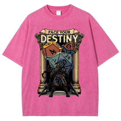 Face your destiny Vintage Distressed T-shirt