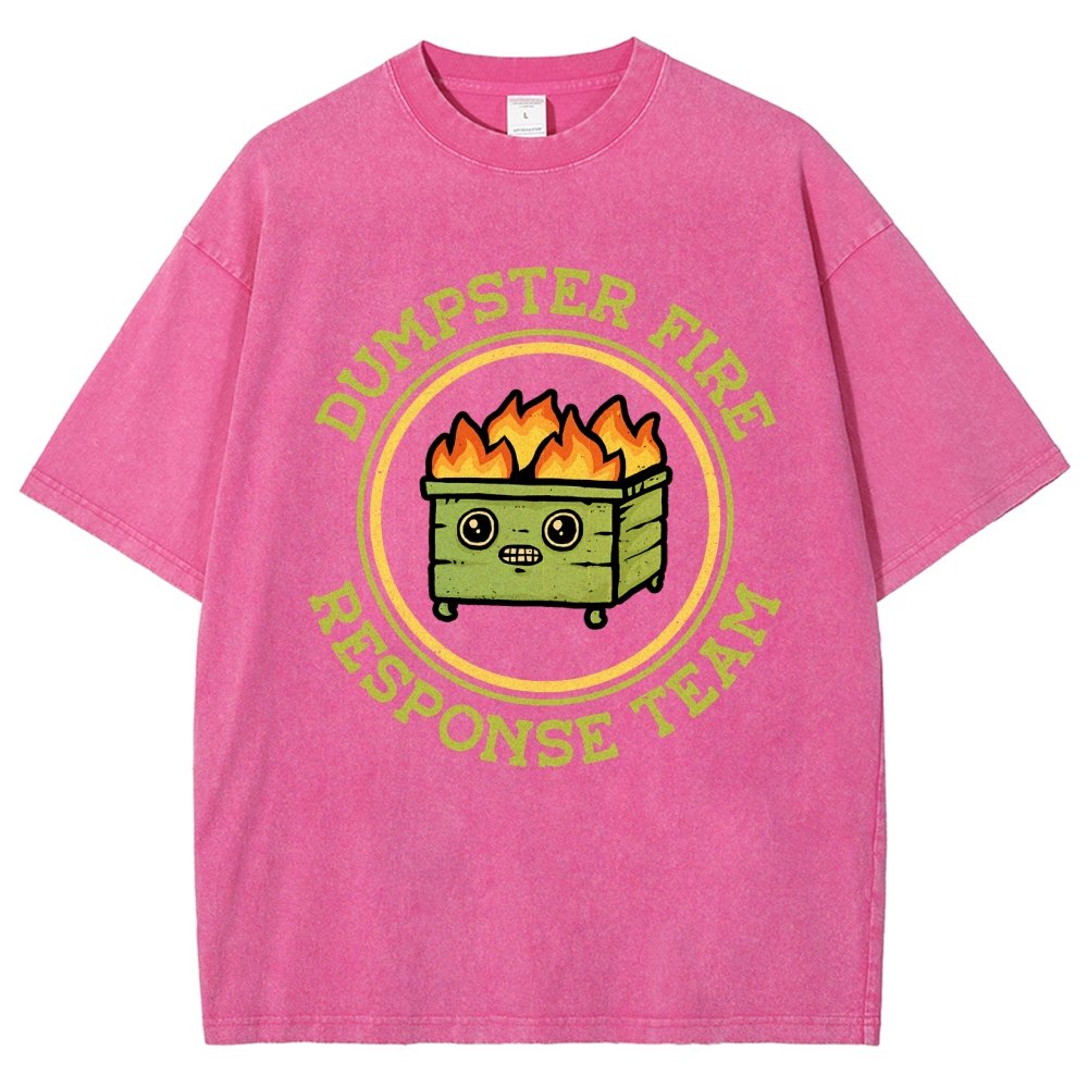 Dumpster Fire Response Team Vintage Distressed T-shirt