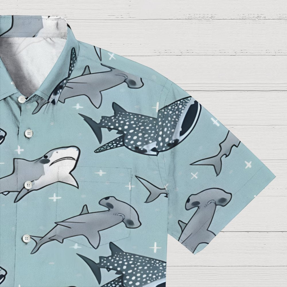 Shark Geek Hawaiian Shirt