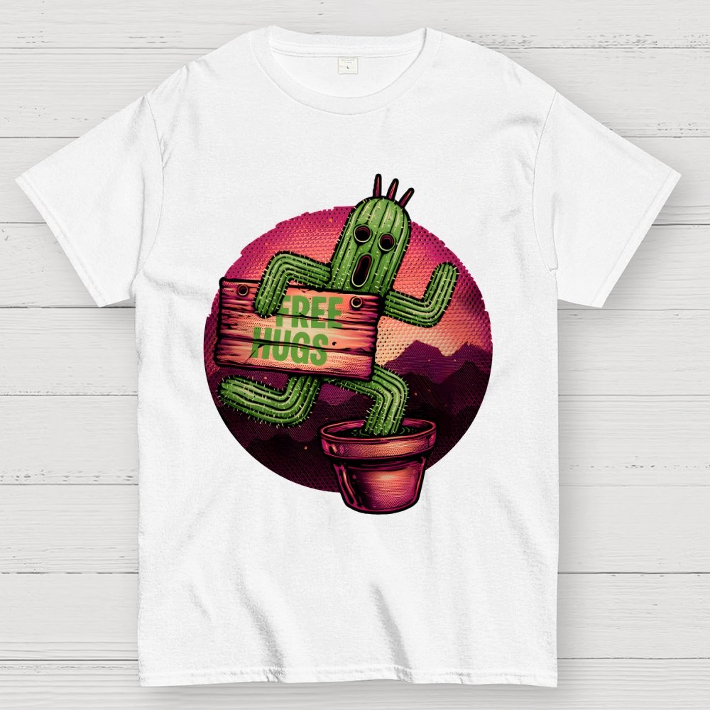 Huggable Cactus Geek T-Shirt