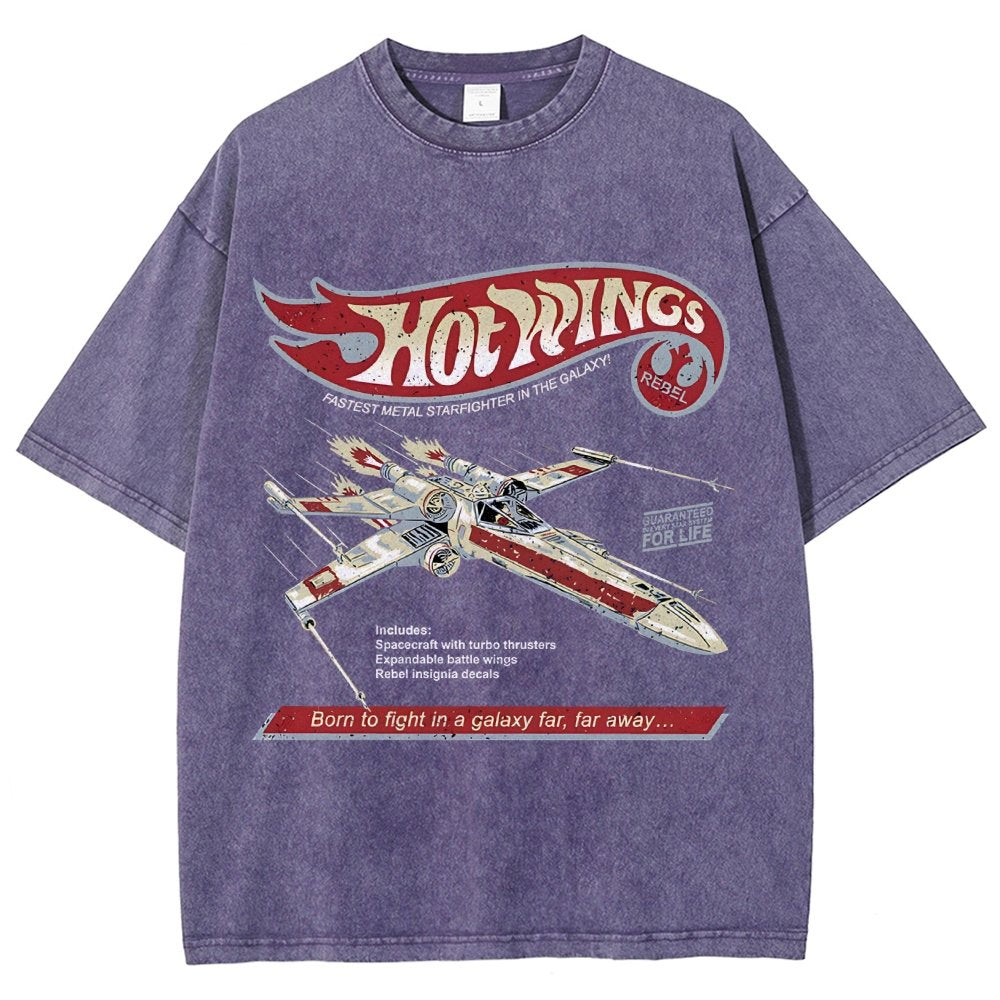 Hot Wings Vintage Distressed T-shirt