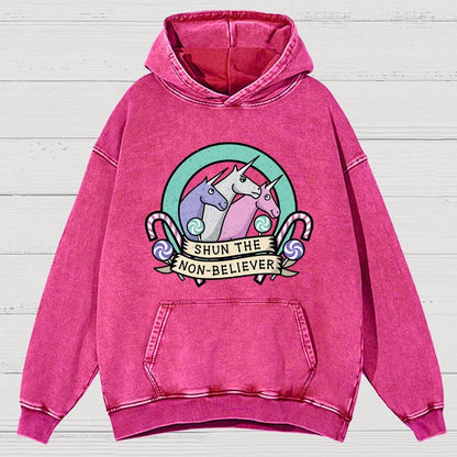 Shun the Non-Believer Vintage Distressed Hoodie