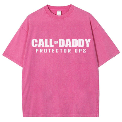 Gamer Dad Call of Daddy Vintage Distressed T-shirt