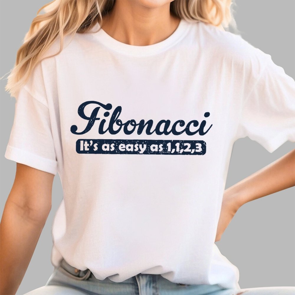Fibonacci Funny Math Unisex Geek T-Shirt