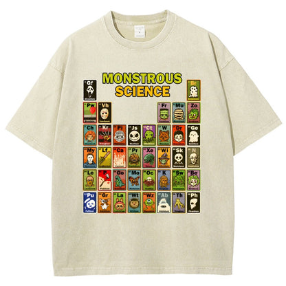 Monstrous Science Vintage Distressed T-shirt