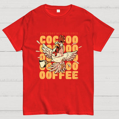 Cocoffee Funny Chicken Nerdy T-Shirt