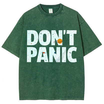 Don't Panic Vintage Distressed T-shirt