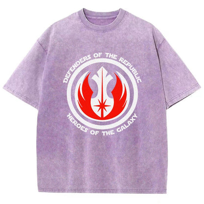 Protectors Of The Realm Heroes Of The Cosmos Vintage Distressed T-shirt