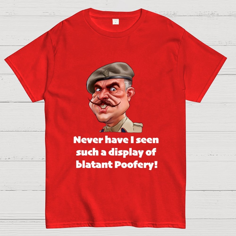 Blatant Poofery' Funny Geek T-Shirt