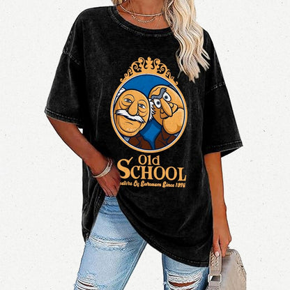 Old School Vintage Distressed T-shirt