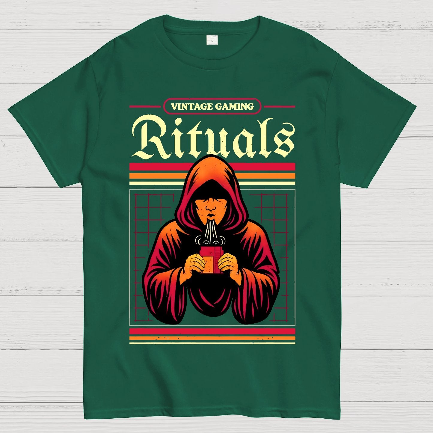 Vintage Gaming Rituals Geek T-Shirt