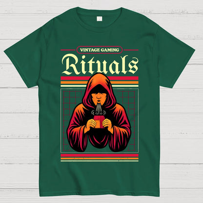 Vintage Gaming Rituals Geek T-Shirt
