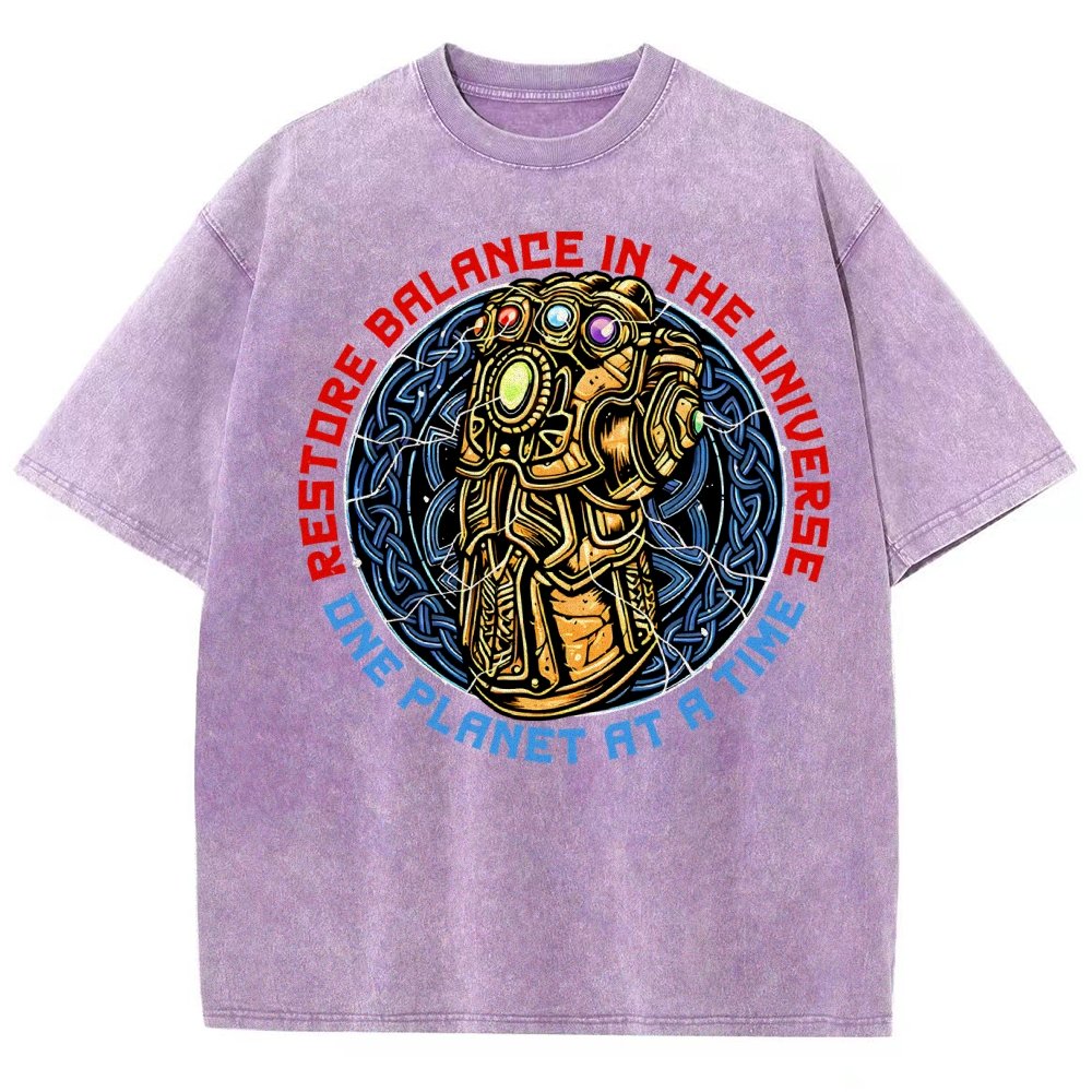 Restore Balance Vintage Distressed T-shirt